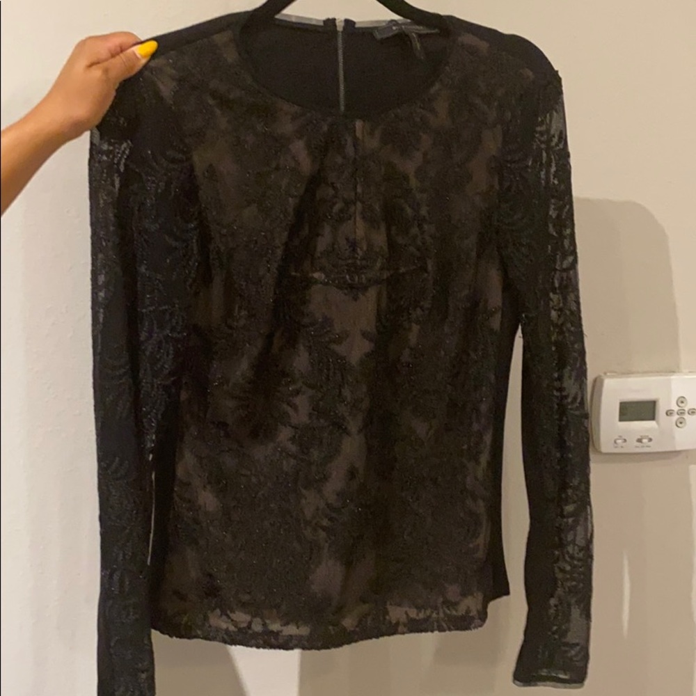 BCBG - Kendalin black blouse